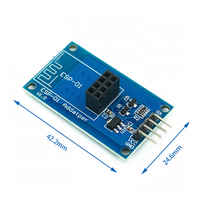ESP8266 ESP-01 ESP01 Modul Adaptor Nirkabel WiFi Seri V1.0 3.3V Pemasangan PCB Baru Kualitas Tinggi