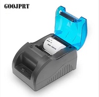 Mini-imprimante de reçus thermique de bureau USB 58 mm pour ESC/POS, petite taille, 203 dpi, garantie 1 an