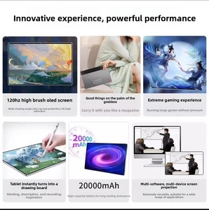 Tablette Android 1024G avec processeur Intel 10 cœurs, écran IPS 10,1 pouces, SSD 512 Go, multifonctionnelle et optimisée pour les jeux - Product Image 2
