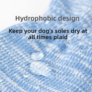 Jianbo 1 Classic Luxury Winter Eco-friendly Pet Shoes Chaussettes d'intérieur en latex déperlantes antidérapantes <span class=keywords><strong>pour</strong></span> grands chiens - Product Image 3