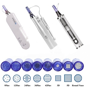 Stylo de Microneedling pour Crème BB Éclatante, Cartouches de Microneedling Meso, Pistolet de Mésothérapie 9, 12, 24, 36, 42 aiguilles, Micro-aiguille - Product Image 3