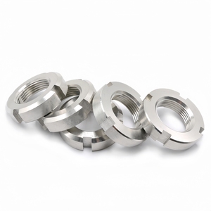 Écrous fendus en acier inoxydable 304 GB812, écrous de blocage <span class=keywords><strong>à</strong></span> fente, fixation axiale, montage de roulements, grade A2, filetage <span class=keywords><strong>à</strong></span> <span class=keywords><strong>gauche</strong></span> - Product Image 6