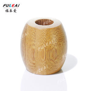 Bamboo <b>Toothbrush</b> <b>Holder</b> Set Natural Wood Base For Home Use Soft Nylon Bristle <b>Toothbrushes</b> - Product Image 5