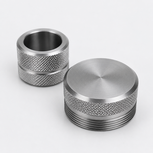 Perilla de audio de acero inoxidable/aluminio anodizado, mecanizada por CNC de alta precisión y electroerosión por hilo, piezas OEM - Product Image 1