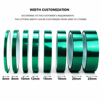 Ruban de protection en PET polyester vert anti-rayures pour lentilles optiques et plaques de guidage de lumière, directement de l'usine