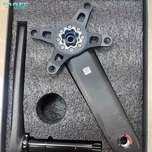 SeeMore 4 Claws 110mm BCD Manivelle en fibre de carbone à montage direct Plateau de pédalier <span class=keywords><strong>DUB</strong></span> Axe de 29 mm Ultra-léger Ensemble de manivelle de vélo de route en carbone - Product Image 5