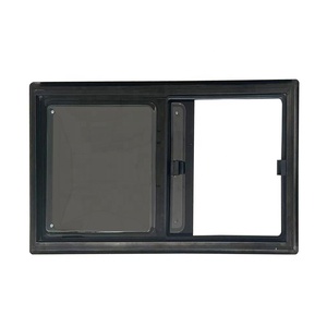 Ventana para puertas de entrada de autocaravana, cubierta de sombra para puerta, pantalla de casa, cortina de doble panel - Product Image 2