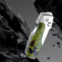 Briquet torche à gaz portable deux-en-un, coupe-vent, gonflable, personnalisé, en métal, pliable, pour l'extérieur, très populaire