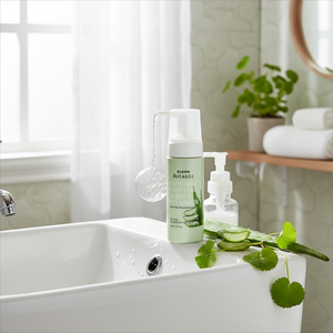 RIAHN โบทานิค ซูทติ้ง เซนเทลล่า อโลเวร่า บับเบิ้ล มอยส์เจอไรซิ่ง คลีนเซอร์ OEM สินค้าใหม่มาแรง ขายดี ผลิตภัณฑ์ทำความสะอาดผิวหน้าจากเกาหลี ขายส่ง - Product Image 3