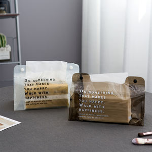 Boîte à mouchoirs pliable en PVC transparent créative, décoration moderne pour la maison, porte-serviettes, boîte à mouchoirs pour <span class=keywords><strong>voiture</strong></span>, boîte à mouchoirs pour salle de bain, décoration de pièce - Product Image 2