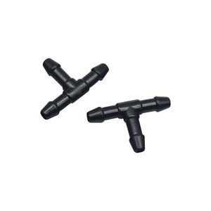 Connecteur en T en plastique noir pour tuyau de lave-auto, 10 pièces, pièces automobiles à usage général - Product Image 2