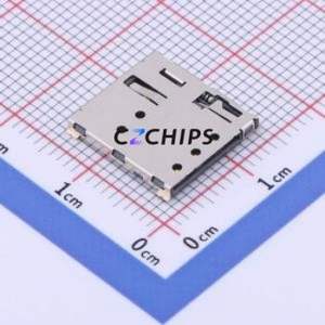 SNO-1351S SIM Card Connector SMD Connector Self-Return Type Nano SIM Card Card Holder 1.37mm - Product Image 1