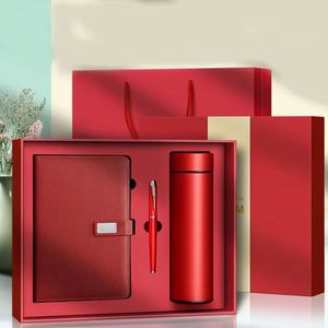 Ensemble cadeau d'affaires haut de gamme |   Carnet personnalisé imprimé en typographie + Bouteille d'eau isotherme en acier inoxydable + Stylo de luxe en cadeau - Product Image 3