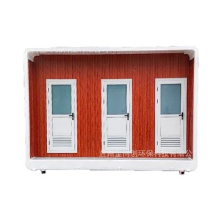 ห้องน้ำเคลื่อนที่ ดีไซน์ไม้แบบเรียบง่าย ติดตั้งง่าย สำหรับสถานที่สาธารณะ - Product Image 5