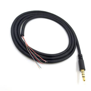 स्टॉक 3.5 मिमी पुरुष प्लग कनेक्टर प्रतिस्थापन हेडफ़ोन केबल मरम्मत केबल के लिए किंगस्टन हाइपरx/अल्फा/मिश्रण/रिवॉल्व हेडफ़ोन - Product Image 3