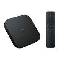 Xiaomi Mi TV Box S Generasi ke-2 4K Ultra HD Android TV Box 2.4G WiFi Versi EU Pemutar Media Pintar Global Original