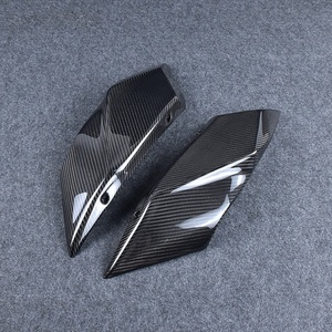 แผงข้างเบาะหลังคาร์บอนไฟเบอร์แห้ง 3K สำหรับ Kawasaki Ninja H2 H2R 2015-2026 ชุดแต่งแฟริ่งด้านหลังมอเตอร์ไซค์ - Product Image 4