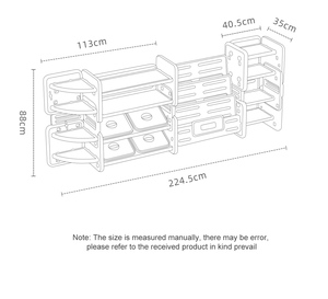 도매 최신 현대 미니멀리스트 레이어 어린이 장난감 자동차 아기 만화 스토리지 캐비닛 랙 - Product Image 4