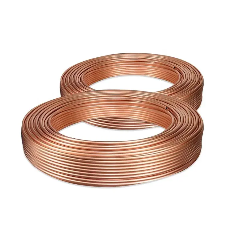 1/2 3/4 1/4 Copper Coil Pipe AC Pipe Air Conditioner Copper Tube 3/8 Rolling Pancake Copper Pipe