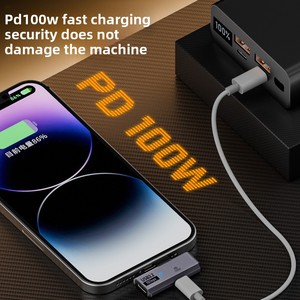 Chất lượng cao USB OTG <span class=keywords><strong>adapter</strong></span> usb3.2 10gbps pd100w nhanh chóng sạc điện thoại di động <span class=keywords><strong>Adapter</strong></span> Loại C và OTG <span class=keywords><strong>adapter</strong></span> cho Android - Product Image 5