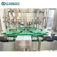 Machine de remplissage de canettes de soda entièrement automatique Ligne de canettes en aluminium pour jus carbonaté