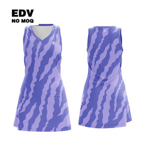 Netball ชุดทีม wicking ความชื้นพร้อมโลโก้ที่กำหนดเองน้ำหนักเบาสำหรับเกมฝึกซ้อม - Product Image 2