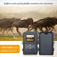 Caméra de chasse 2G 20MP 1080P, caméras de surveillance SMS/MMS/SMTP, pièges photo, temps de déclenchement de 0,3s, vision nocturne pour la faune