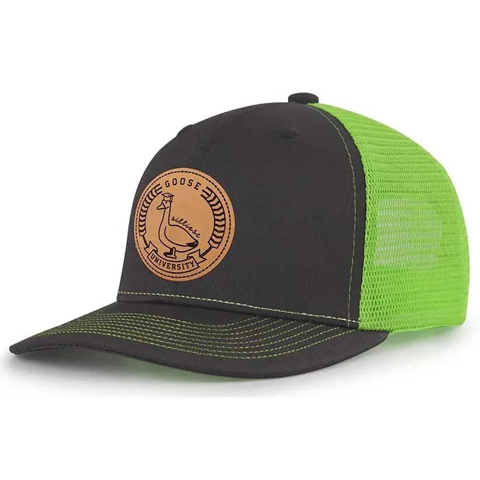 Logotipo personalizado Classic Mesh hat Plain Richardson 112 Trucker sombreros Estilo gorras Mesh Back Fluorescente Snapback Caps