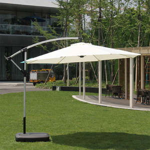 2025 esterno parasò estivo in acciaio giardino ombrellone antivento protezione solare con Base - Product Image 1
