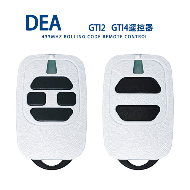 DEA GTI2 GTI4 Garage Door Remote Control Compatible with MIO TR2 TR4 433mhz Rolling Code Door Opener