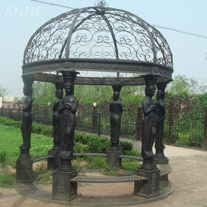 Gazebo <span class=keywords><strong>de</strong></span> hierro fundido y <span class=keywords><strong>casa</strong></span> verde - Product Image 5
