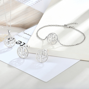 Bijoux fins <span class=keywords><strong>arbre</strong></span> <span class=keywords><strong>de</strong></span> <span class=keywords><strong>vie</strong></span> breloque <span class=keywords><strong>Bracelet</strong></span> réglable en <span class=keywords><strong>argent</strong></span> Sterling 925 disque délicat <span class=keywords><strong>arbre</strong></span> généalogique pendentif <span class=keywords><strong>Bracelet</strong></span> pour les femmes - Product Image 2