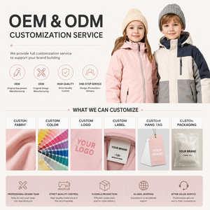 Veste parka cargo noire pour enfants <span class=keywords><strong>avec</strong></span> <span class=keywords><strong>capuche</strong></span> en fausse <span class=keywords><strong>fourrure</strong></span>, manteau d'hiver chaud et coupe-vent rembourré pour garçons - Product Image 5
