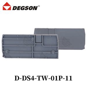 1 unidad DEGSON <span class=keywords><strong>DS4</strong></span>-TW Bloque de terminales de conexión rápida de alta calidad 32A 800V con resorte de inserción para carril DIN, sección transversal de 0.2-6mm, 24-10, 6.2mm - Product Image 3