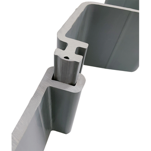 Panneaux de palplanches en <span class=keywords><strong>vinyle</strong></span> composite PVC résistant aux produits chimiques pour le soutien des tranchées industrielles - Product Image 5