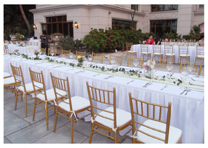 Personnalisé Populaire Pas Cher <span class=keywords><strong>Prix</strong></span> Partie Métal Blanc et <span class=keywords><strong>or</strong></span> Fête De Mariage Napoléon Chaises À Vendre - Product Image 4