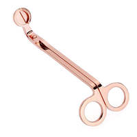 Ensemble d'accessoires de luxe en fibre d'acier inoxydable de 3 pièces comprenant des bougies louche éteignoir mèche tondeuse ciseaux crochet boîte à outils