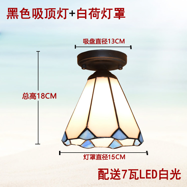 Black ceiling+ white lotus lampshade