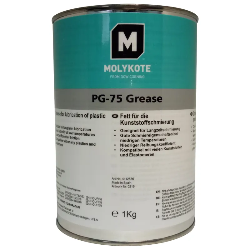 MOLYKOTE-grasa lubricante de alto rendimiento, PG-75 para combinaciones de plástico, plástico y metal