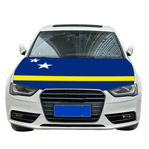 Funda para Capó de Coche con Bandera de la <span class=keywords><strong>Isla</strong></span> de Curazao, Funda para Motor de Coche con Bandera, Venta Directa de Fábrica de Tela Elástica Personalizada al por Mayor - Product Image 6