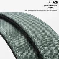 Sangle de ceinture tactique pour armes de fabrique, en sangle tissée à chevrons 3,8 cm (1,5 po), double couche renforcée, à cliquet, robuste et haute ténacité