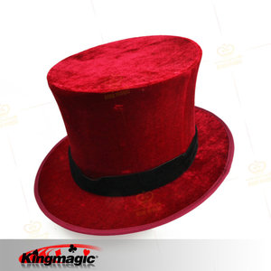 Chapeau de magicien pliable de haute qualité, argenté, doré, rouge, avec étoiles et lune, pour spectacles de magie sur scène. - Product Image 5