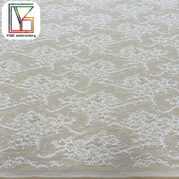 Tissu en dentelle de tulle français 100% polyester, tissu brodé de sequins africains pour robe de mariée