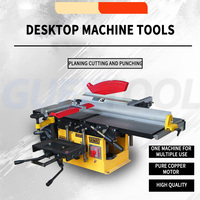 Raboteuse de table de bureau Machine à travailler le bois électrique avec moteur de 1,5 kW Largeur de rabotage maximale de 200 mm Table coulissante 220 V Garantie de 6 mois