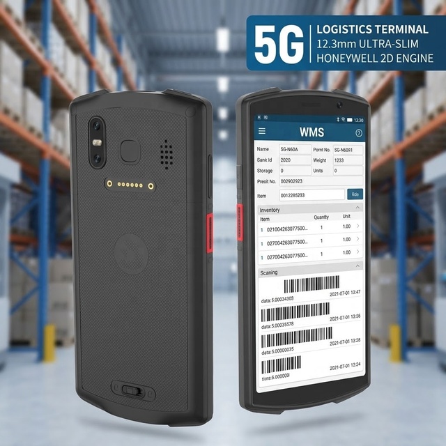 5G Rugged Handheld Terminal Android 13 Warehouse Barcode PDA Scanner