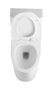 Toilette allongée monobloc moderne <span class=keywords><strong>de</strong></span> salle <span class=keywords><strong>de</strong></span> bain <span class=keywords><strong>de</strong></span> 12 pouces conforme à l'ADA avec siège <span class=keywords><strong>de</strong></span> toilette blanc à fermeture en douceur à dégagement rapide - Product Image 4