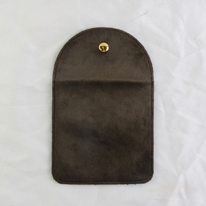 Bolsa de Joyería con Logotipo Personalizado, Bolsa de Regalo de Joyería de Terciopelo, Bolsa con Solapa con Logotipo, Bolsa de Ante Sintético para Joyería - Product Image 3