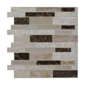 Peel And Stick decorativo autoadesivo intelligente 3D vinile piastrelle mosaico <span class=keywords><strong>pietra</strong></span> adesivo da <span class=keywords><strong>parete</strong></span> per cucina Backsplash - Product Image 1