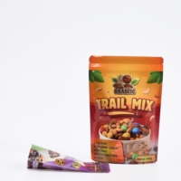 Sachet d'emballage refermable en Mylar imprimé sur mesure, à fermeture éclair, en plastique, pour snacks, chips et bœuf séché, fabrication directe