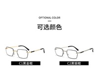 Nouvelles lunettes de lecture anti-lumière bleue unisexes populaires en gros, verres photochromiques pour ordinateur, monture en métal, stock disponible